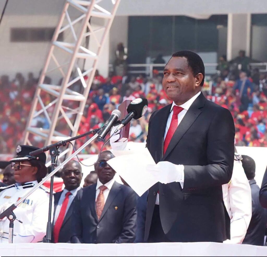 Hakainde Hichilema and Mutale Nalumango Sworn In For 2026-2031 Term At The National Heroes Stadium – Zambia